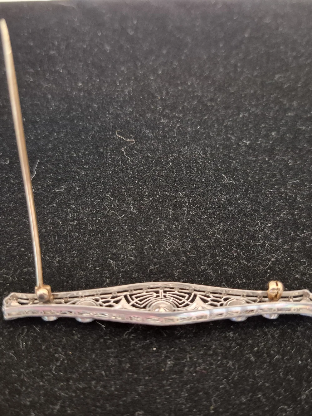 Vintage platinum 14k
